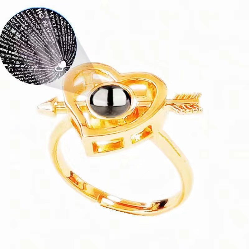 Timeless Prezzie Cupid Love Projection Ring P009