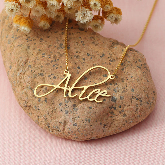 Personalized Name Pendant Necklace