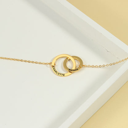 Ethereal Harmony Interlock Necklace