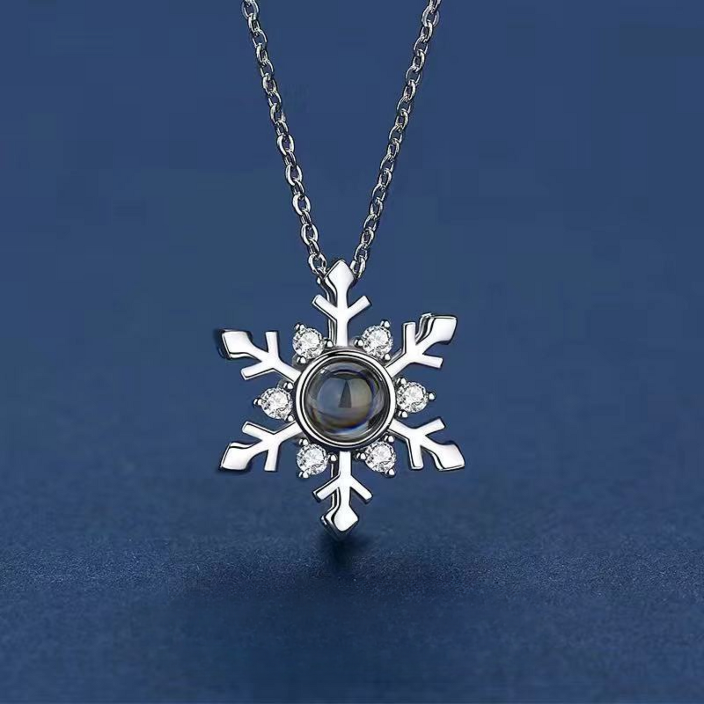 Timeless Prezzie Snowflake Projection Necklace P012