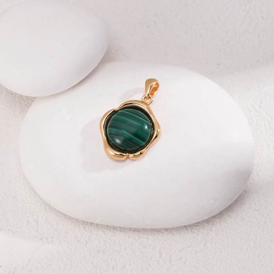 Aria Malachite Pendant Necklace