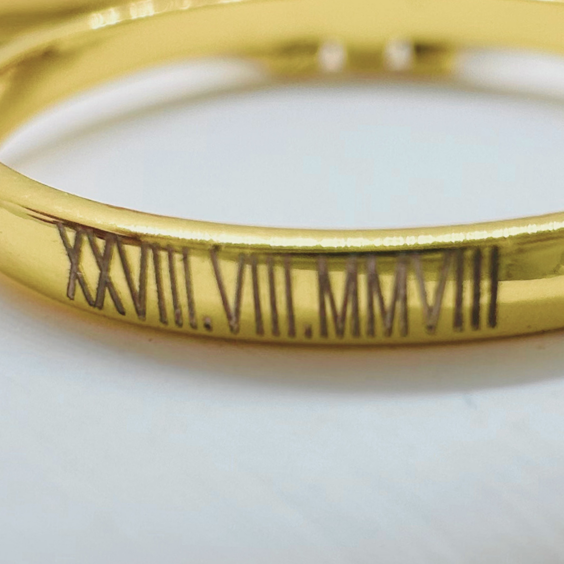 Personalized Hidden Text Ring