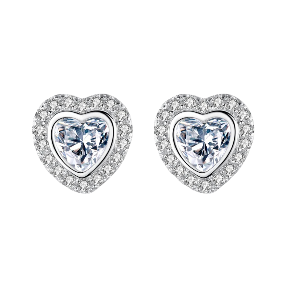 Amelia Heart-Shaped Stud Earring