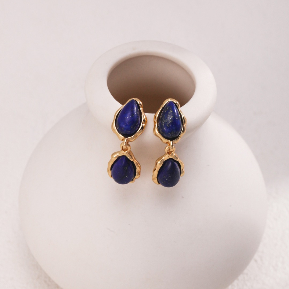 Seraphina Lapis Lazuli Gemstone Earring