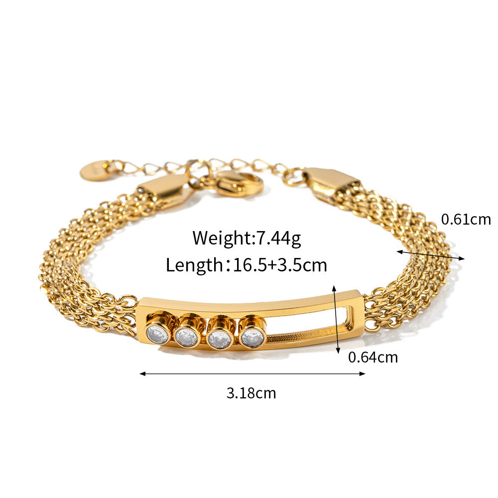 18K Gold Elegance Timeless Bracelet