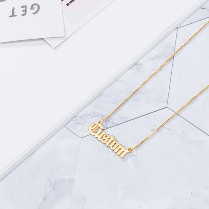 Classic Custom Name Necklace N038