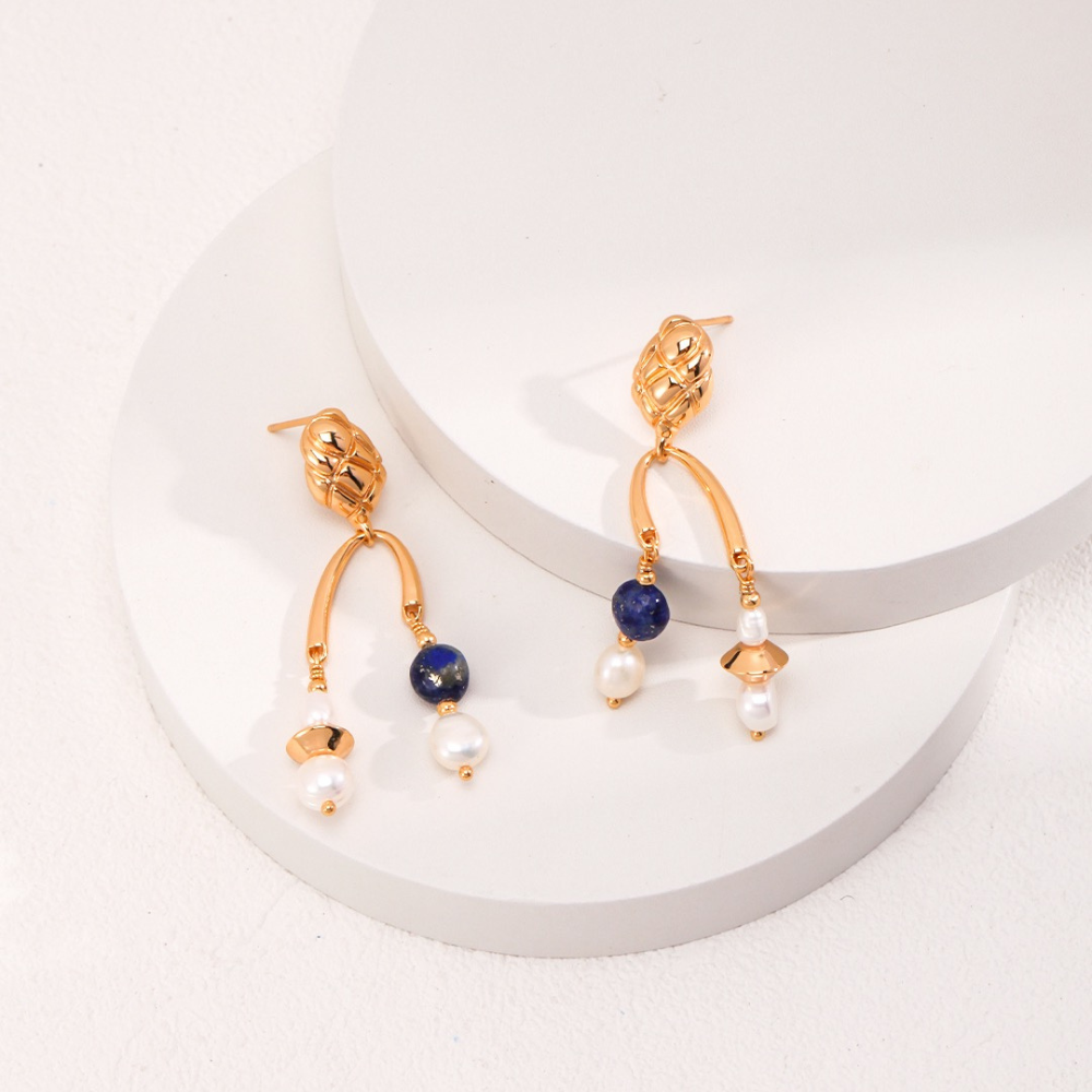 Thalia Lapis Lazuli Earring