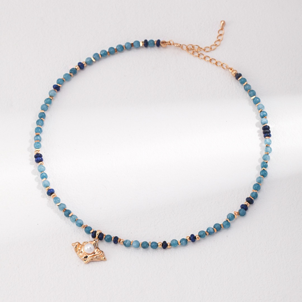 Tara Amazonite & Lapis Lazuli Necklace