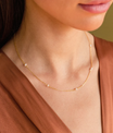 Love Me Like You Do Pearl Chain Necklace