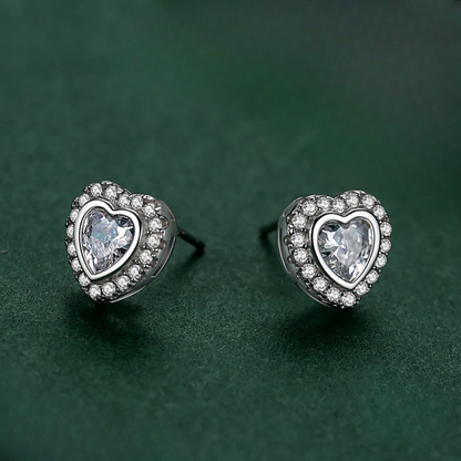 Amelia Heart-Shaped Stud Earring