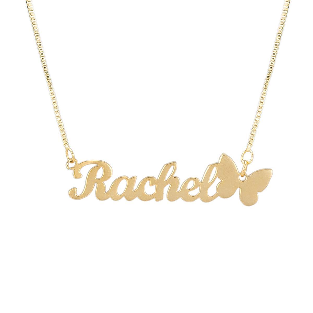 Butterfly Custom Name Necklace N044