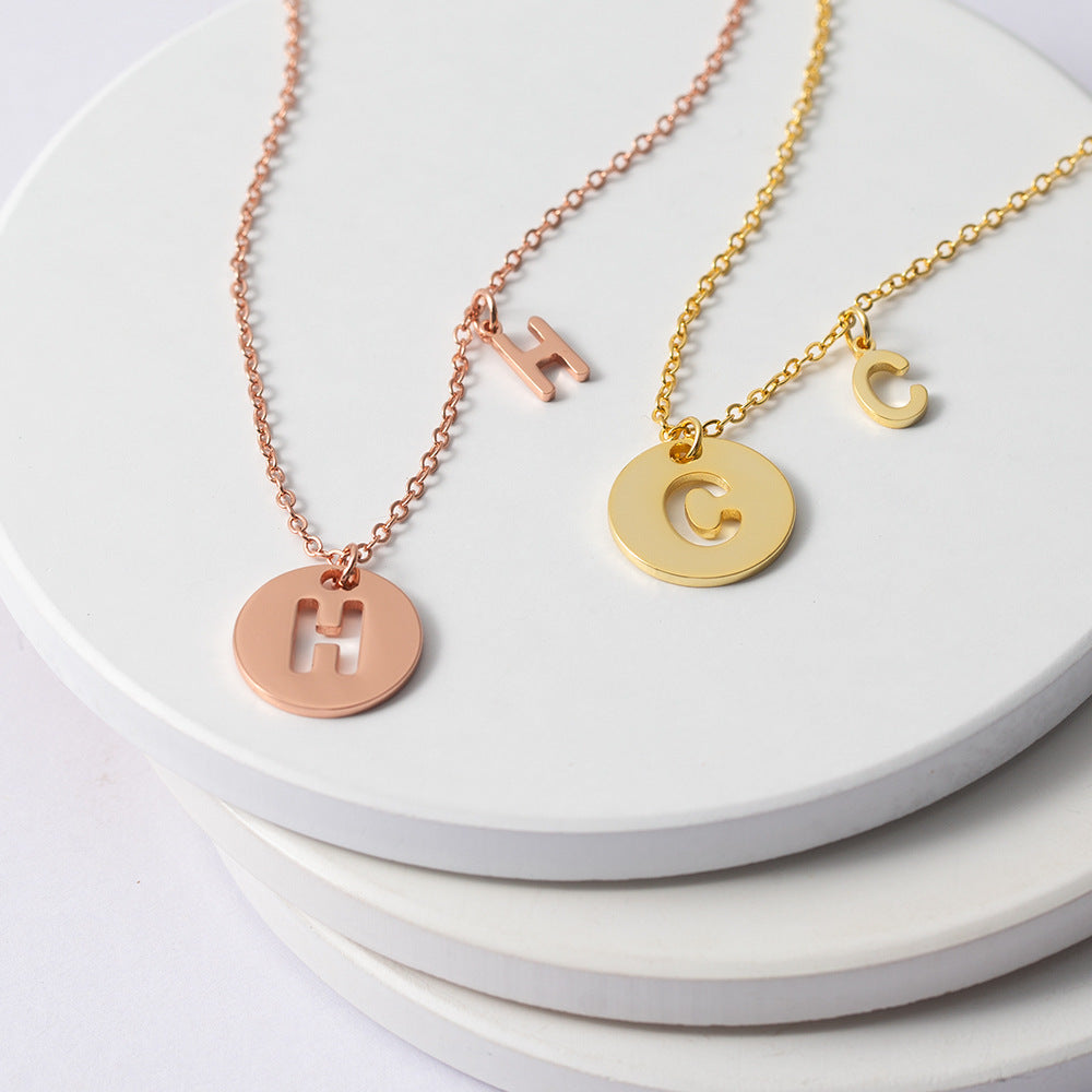 Signature Circular Pendant Necklace