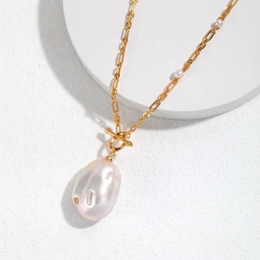 Timeless Baroque Pearl Necklace