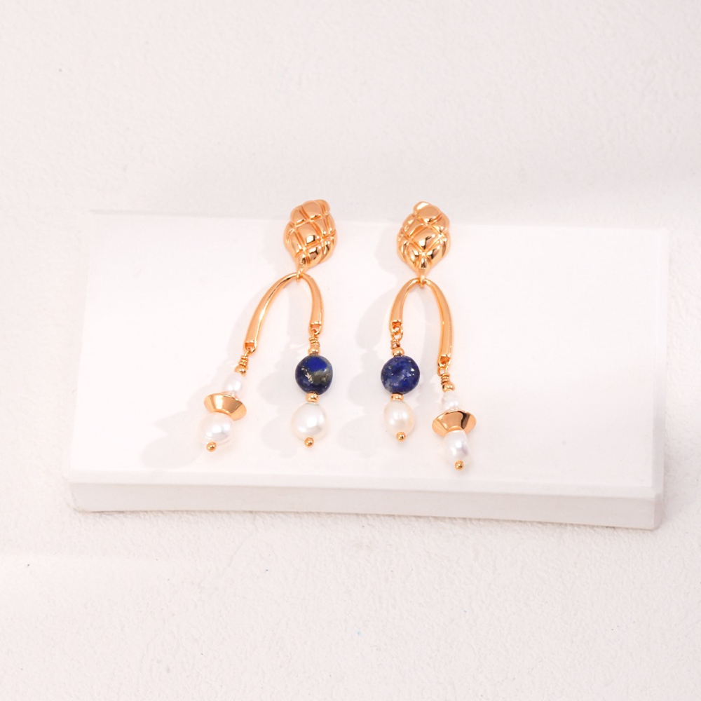 Thalia Lapis Lazuli Earring