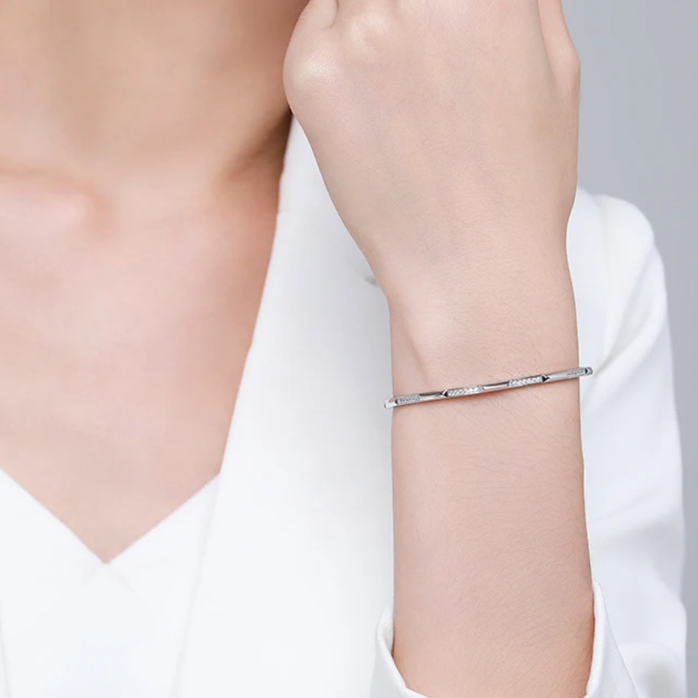 Celeste Minimalist Cuff Bracelet