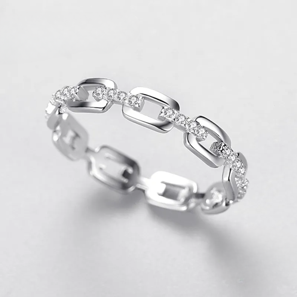 Celestial Chain Stacking Ring