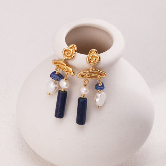 Aella Lapis Lazuli Earring