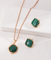 Aria Malachite Pendant Necklace