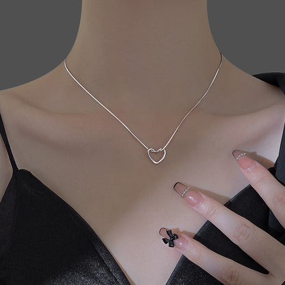 Timeless Minimalist Heart Pendant Necklace