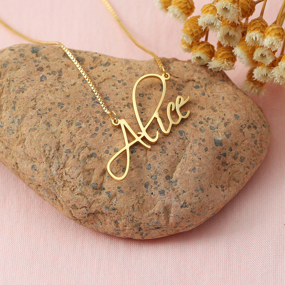 Personalized Name Pendant Necklace