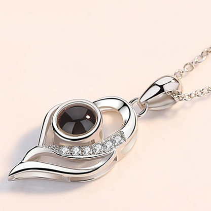 Timeless Prezzie Heart-Shaped Projection Necklace P005