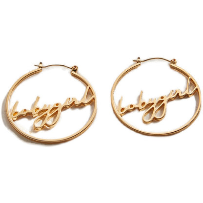 Personalized Name Earrings E005