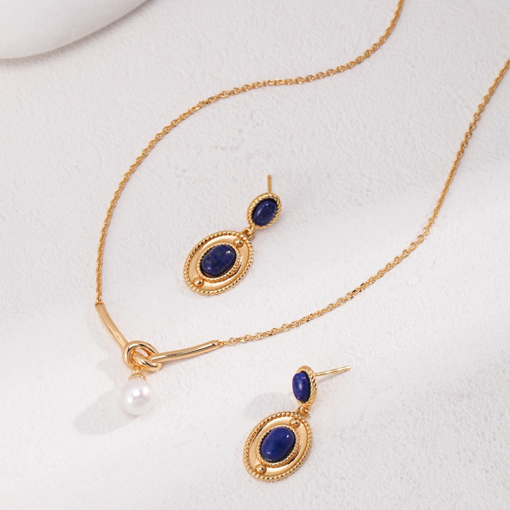 Kyra Lapis Lazuli Earring