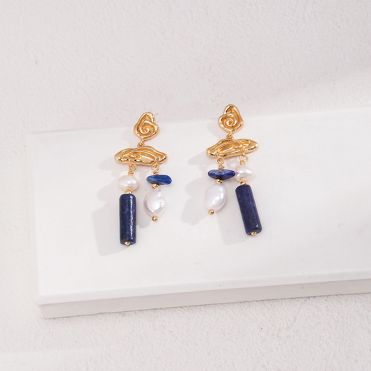 Aella Lapis Lazuli Earring