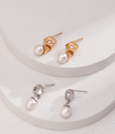 Saphira Pearl Drop Earring