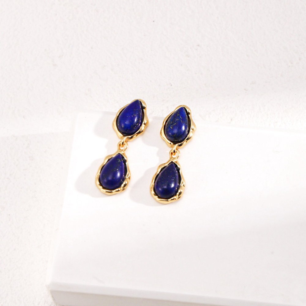 Seraphina Lapis Lazuli Gemstone Earring