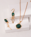 Aria Malachite Pendant Necklace