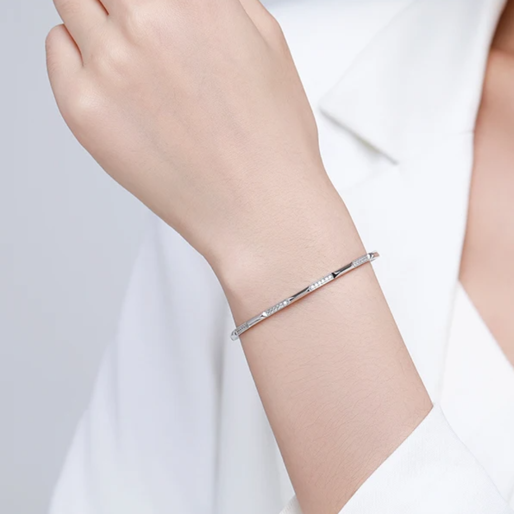 Celeste Minimalist Cuff Bracelet