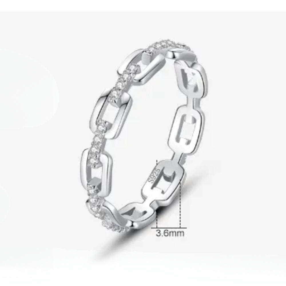 Celestial Chain Stacking Ring