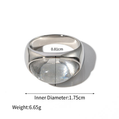 Classic Inlaid Gemstone Design Ring