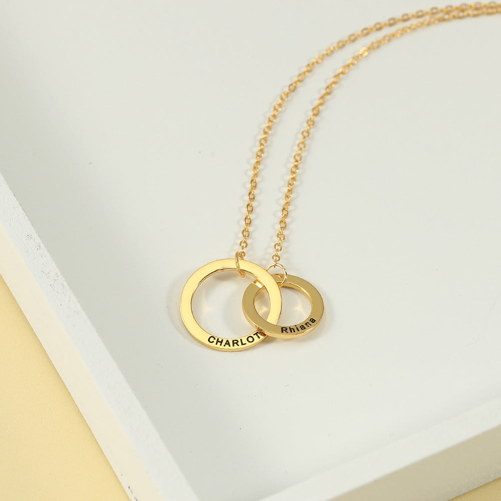 Ethereal Harmony Interlock Necklace