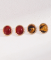 Minimalist Carnelian Earring