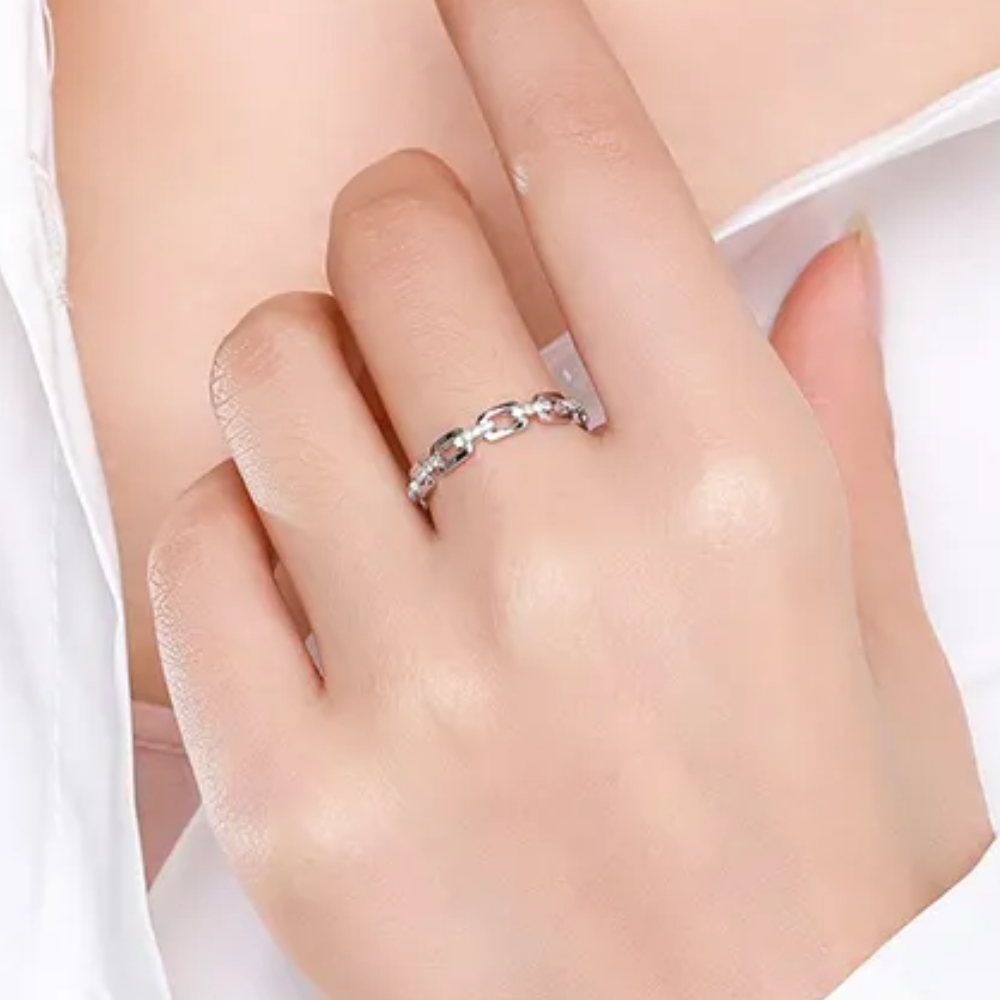 Celestial Chain Stacking Ring