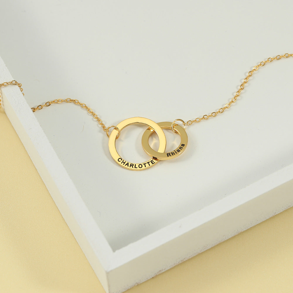 Ethereal Harmony Interlock Necklace