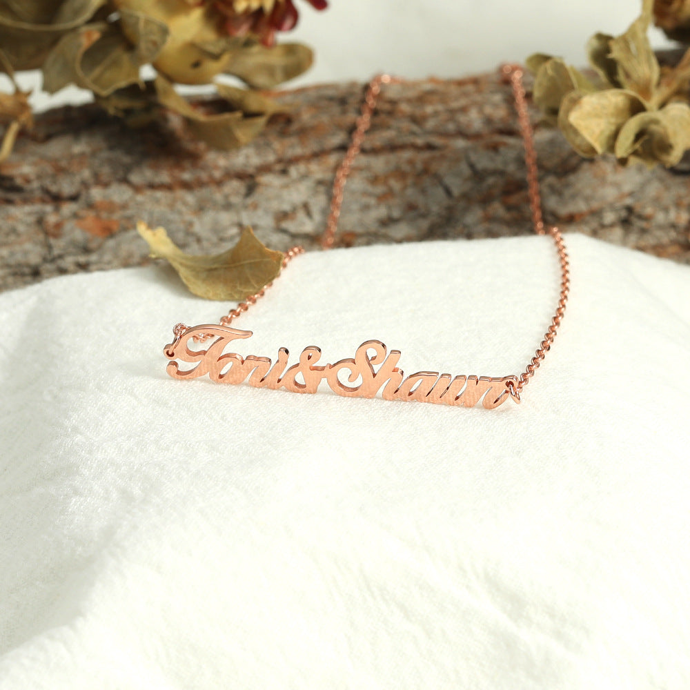 Exquisite Customizable Name Anklet A003