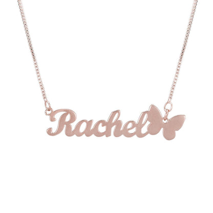 Butterfly Custom Name Necklace N044