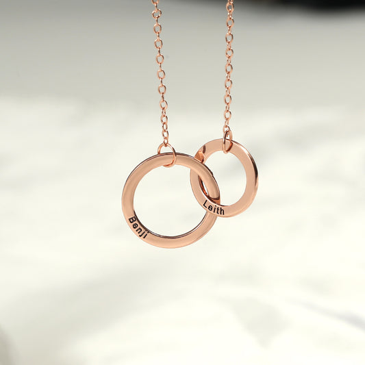 Ethereal Harmony Interlock Necklace