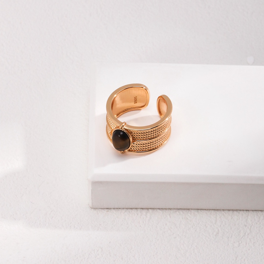 Thea Tiger Eye Ring