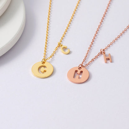 Signature Circular Pendant Necklace