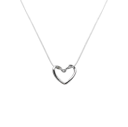 Timeless Minimalist Heart Pendant Necklace