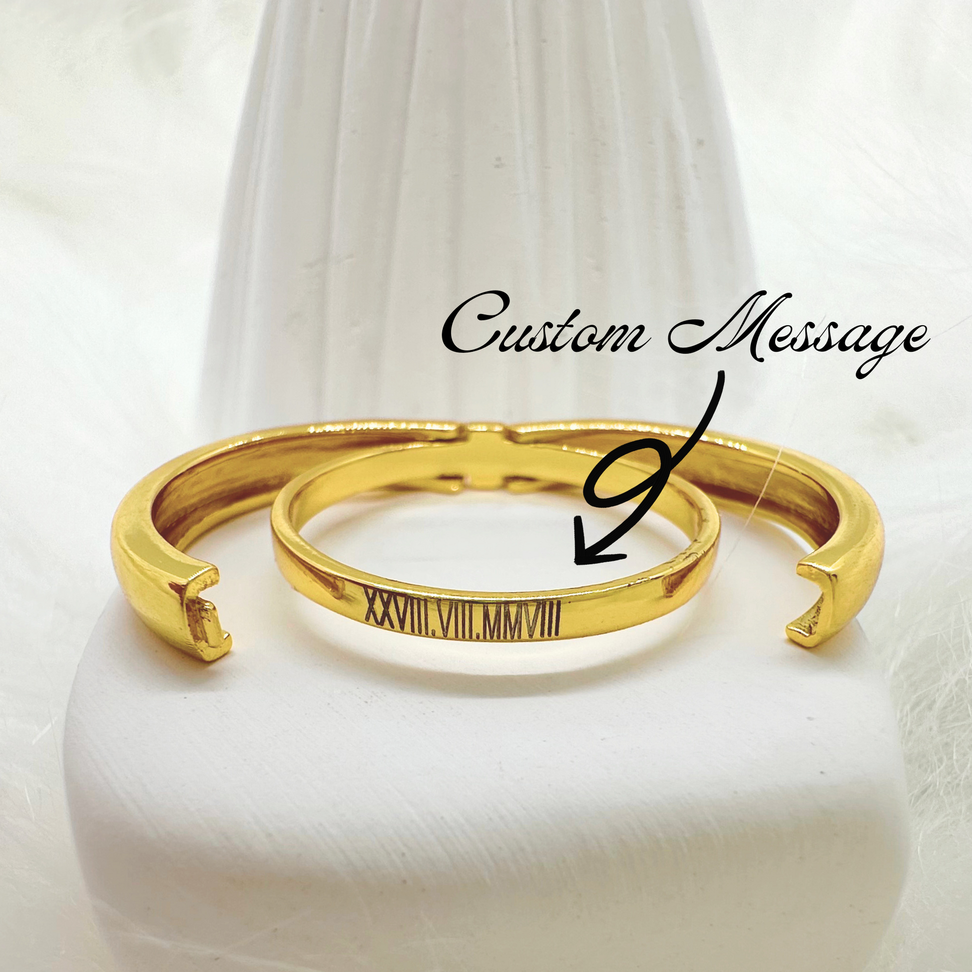 Personalized Hidden Text Ring