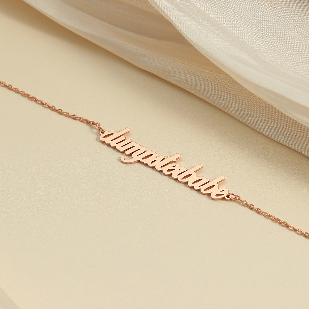 Customizable Name Anklet A001