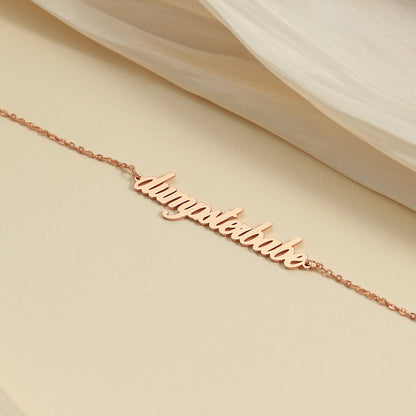 Customizable Name Anklet A001