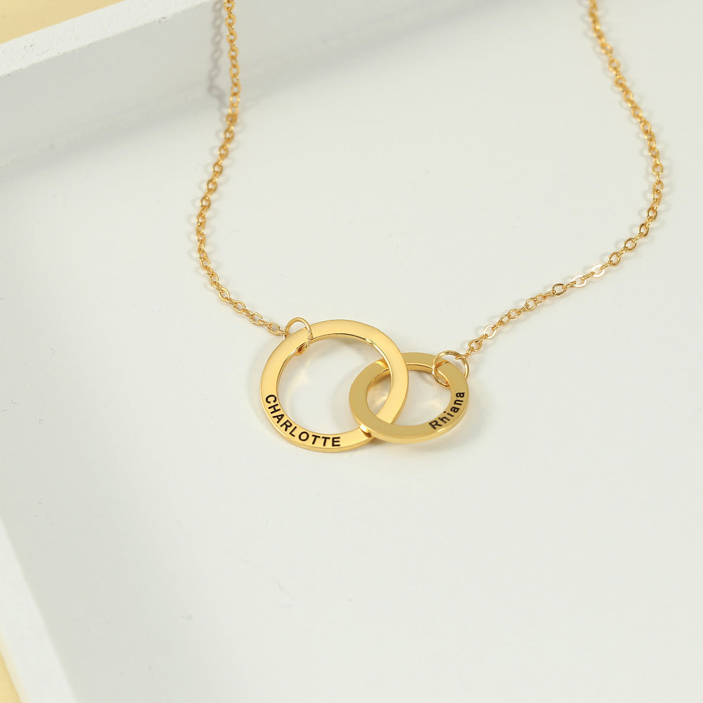 Ethereal Harmony Interlock Necklace