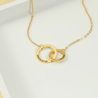 Ethereal Harmony Interlock Necklace