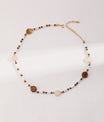 Tiger's Eye Beaded Gemstone Necklace